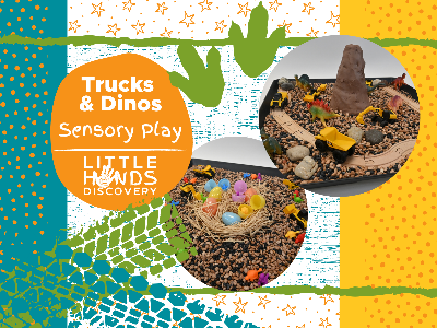 Trucks and Dinos Sensory Play (18 months -6 Years)